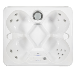 The 15 stainless jets Hot tub