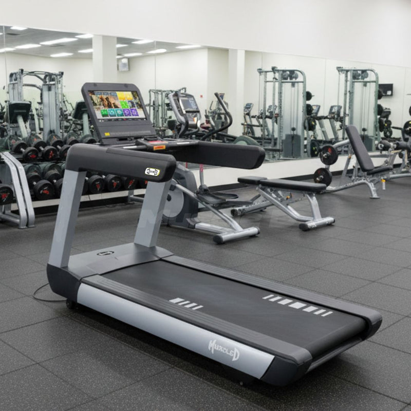 Muscle D Fitness - V2 Touch Screen Commercial Treadmill – Upgraded Touch Screen